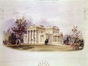 Villa de George B. Greenough en Regents Park, Londres de English School