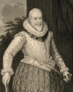 George Carew (1555-1629) Conde de Totnes y Barón Carew de Clopton (grabado) de English School