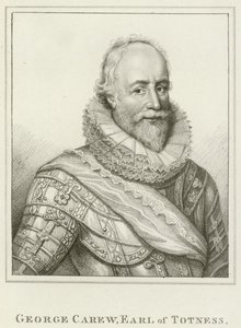George Carew, Conde de Totness (grabado) de English School
