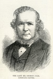 George Cole (1810-1883) de The Illustrated London News 29 de septiembre de 1883 de English School