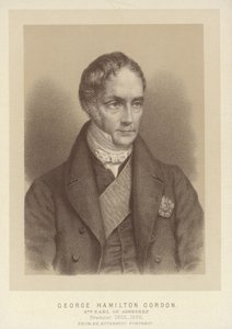 George Hamilton-Gordon, cuarto conde de Aberdeen de English School