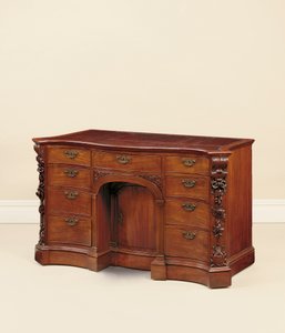 Escritorio de rodillas de Jorge III, atribuido a Wright & Elwick (fl.1747-71), c.1760 de English School