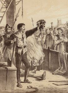 George Swallowell, "He aquí la cabeza de un traidor" (litografía) de English School