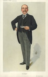 George Younger, Ayr Burghs, 6 de enero de 1910, caricatura de Vanity Fair de English School