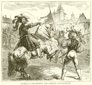 Jorge de Frundsberg y los lansquenetes alemanes de English School