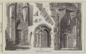 Portales de Iglesias Alemanas (grabado) de English School