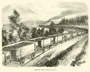 Tren de municiones alemán, septiembre 1870 de English School