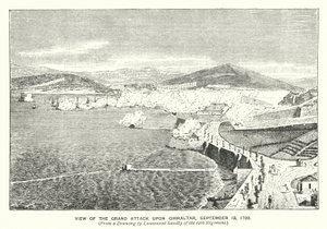 Gibraltar: Vista del gran ataque a Gibraltar