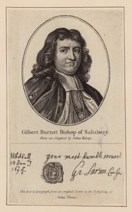Gilbert Burnet, Obispo de Salisbury de English School