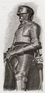 Armadura dorada dada a Carlos I por la ciudad de Londres, de 
