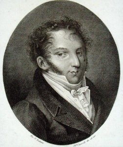 Gioacchino Antonio Rossini (1792-1868) (grabado) de English School