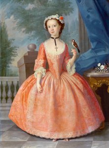 Niña en rosa, c.1740s de English School