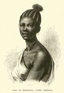 Chica de Makhana, Alto Senegal de English School