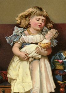 Niña con muñeca enferma de English School