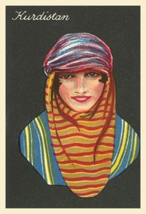 Chicas de muchas tierras: Kurdistán (litografía en color)