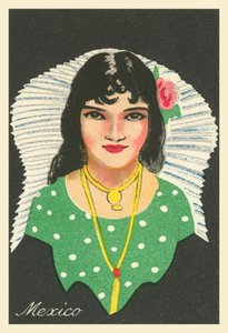 Chicas de muchas tierras: México (litografía en color)