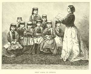Escuela de niñas en Cettigne de English School