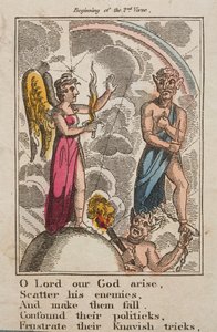Dios salve al Rey, c.1810 (grabado en color) de English School
