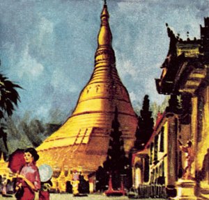Pagoda dorada en Rangún
