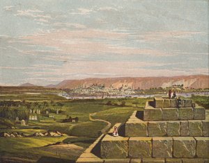 Goshen, Egipto (litografía en color) de English School