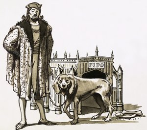 Caseta de perro gótica
