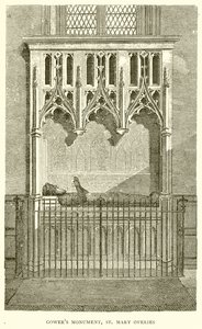 Monumento de Gower, St. Mary Overies de English School