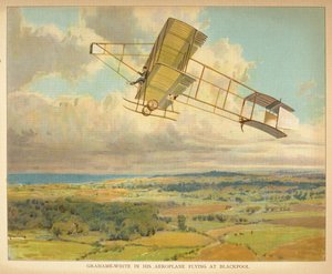 Grahame-White en su Aeroplane Flying at Blackpool, del "Little People