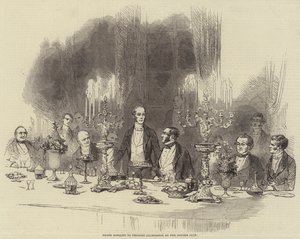 Gran Banquete a Viscount Palmerston por el Reform Club