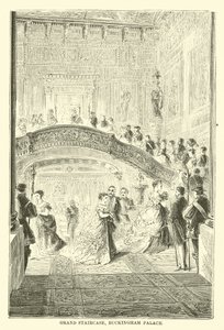 Gran escalera, Palacio de Buckingham de English School