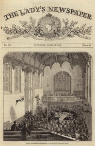 Gran conferencia de disidentes en Crosby Hall, Londres, 1847 de English School