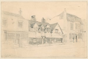 Casas de beneficencia de Gravel Pit, Notting Hill Gate, Londres de English School