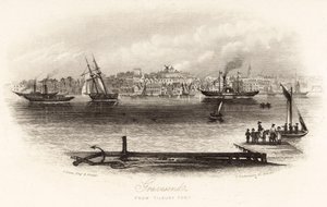 Gravesend desde Tilbury Fort de English School