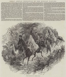 Gran migración anual de los tártaros rusos