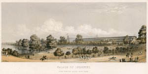 Gran Exposición, 1851, Desde el Puente, Hyde Park