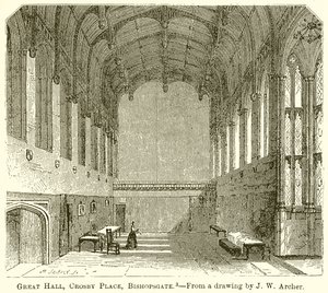 Gran Salón, Crosby Place, Bishopsgate de English School