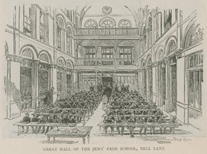 Gran Salón de la Escuela Libre Judía, Bell Lane, Londres
