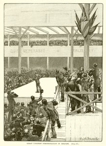 Gran Manifestación Unionista en Belfast, 1890 de English School