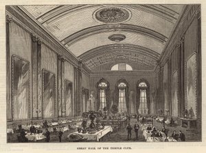 Gran salón del Temple Club, Londres