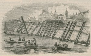 Muelle de Greenwich después de la caída de English School