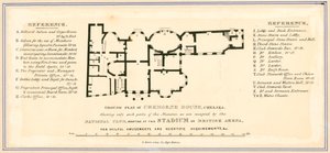 Plano del terreno de la Casa Cremorne, Londres