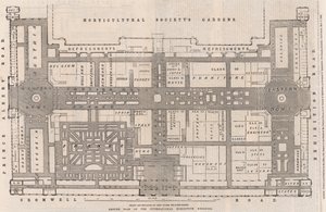 Plano del edificio de la Exposición Internacional