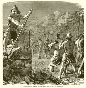 Bosques de Baal atacados por tribus hostiles de English School