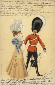 Guardia y una joven