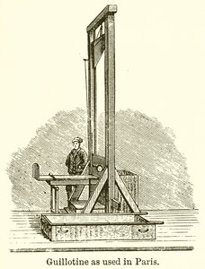 Guillotina usada en París de English School