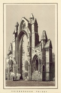 Priorato de Guisborough (litografía) de English School