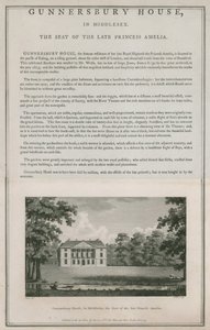 Casa Gunnersbury, Middlesex, residencia de la difunta Princesa Amelia de English School
