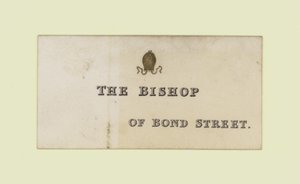 Armero, William Bishop, tarjeta comercial de English School