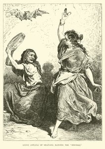 Gitana de Granada bailando el Zorongo