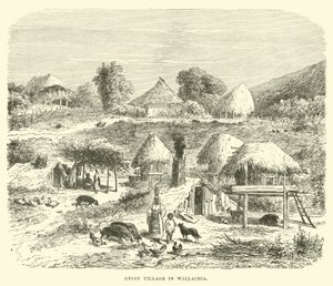 Aldea gitana en Valaquia