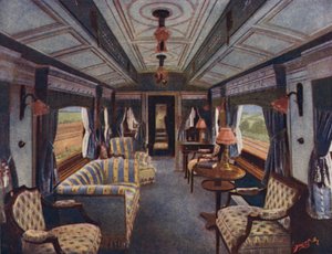 El Compartimento del Día de Su Majestad la Reina, Salón Real, Ferrocarril de Londres y del Noroeste